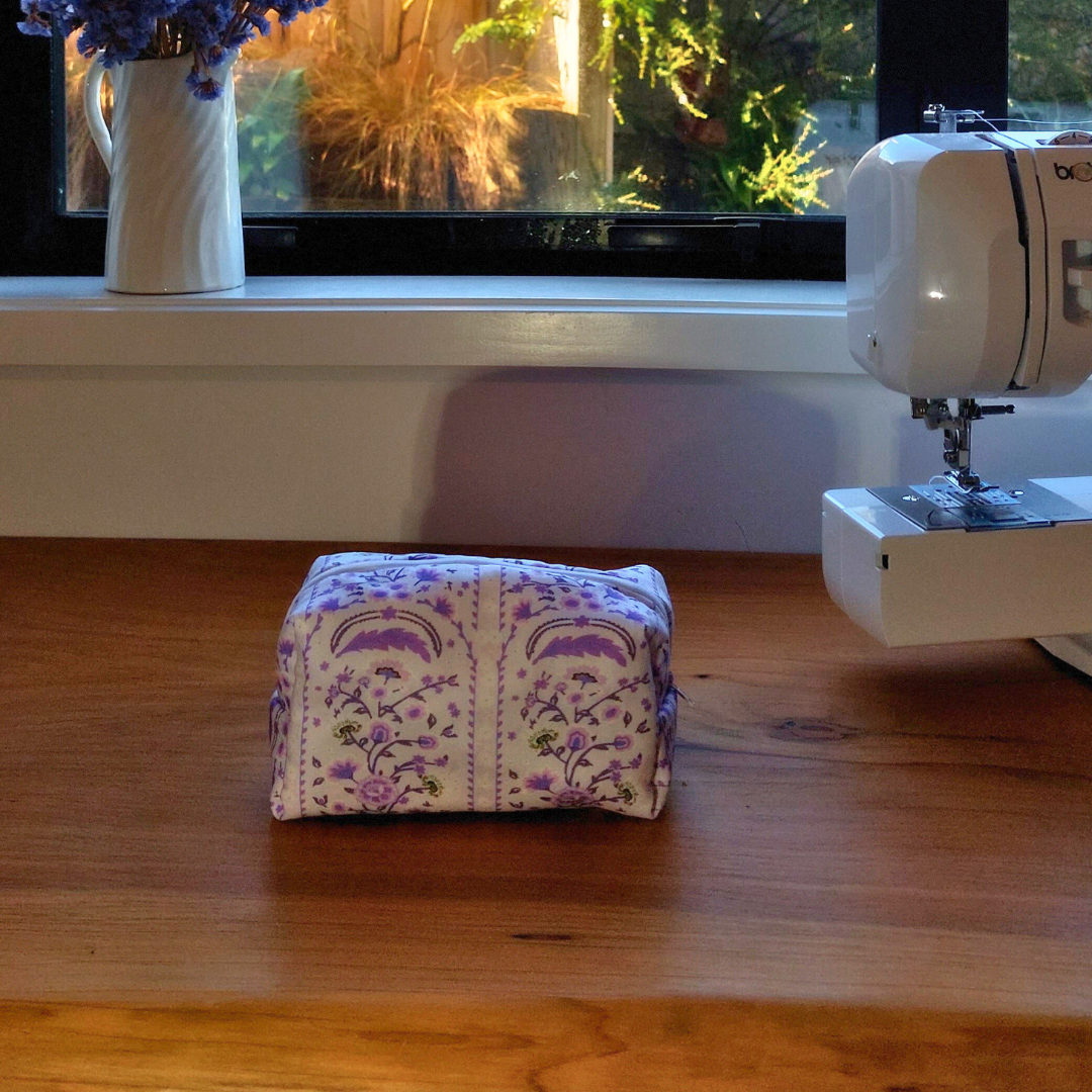 Makeup Bags - Purple Floral