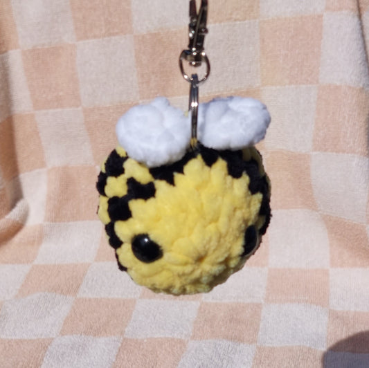 Crochet Bee Keychain
