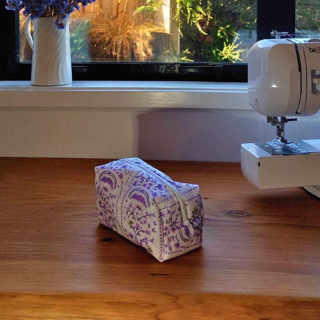 Makeup Bags - Purple Floral