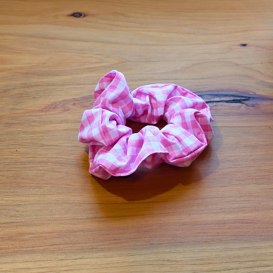 Scrunchie - Pink Gingham